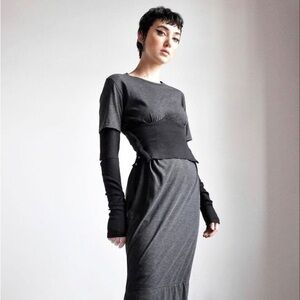 Black ribbed bustier from noctex